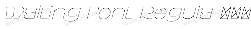 Walting Font Regula字体转换 Walting Font Regula字体转换